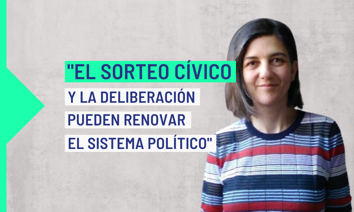 “El sorteo cívico y la deliberación pueden ser instrumentos muy potentes para renovar el sistema político”