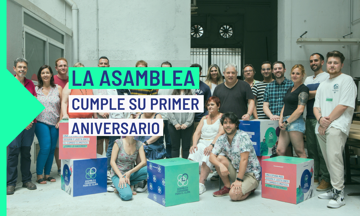 La Asamblea Ciudadana para el Clima cumple su primer aniversario